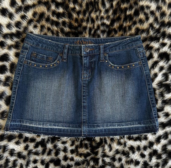 YMI Y2K Denim Mini Skirt | Blue Jean Skirt, Size 9