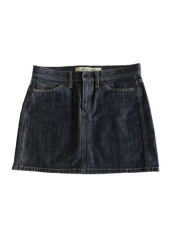 Y2K GAP Denim Mini Skirt | 2004 Vintage Jeans, Size 8