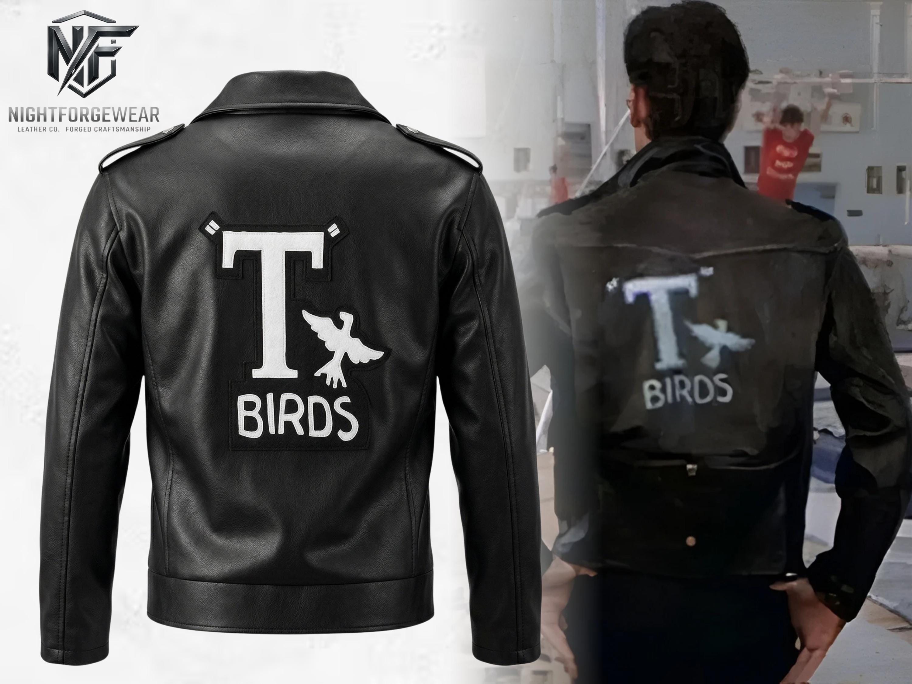 Leather Gang Jacket - Etsy