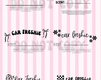 Verslabels| Bewerkbare labels voor autonieuws| Bewerkbare canvassjabloon| Freshie-labelbundel (6 afbeeldingen) (digitale download)