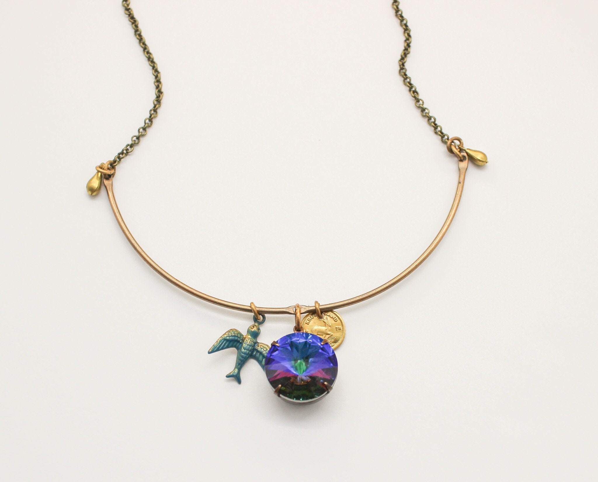 Gold krugerrand deals necklace