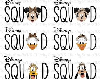 Animal Kingdom Disney Squad Png, Mickey e Amigos Png, Férias em Família 2026, Viagem em Família, Modo Férias, Reino Mágico, Download Digital