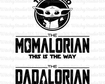 Pacote Família Lorian, Dadalorian, Mamalorian Png, A Criança, Star Wars Png, Bebê Yoday Png, Camiseta Combinando para a Família