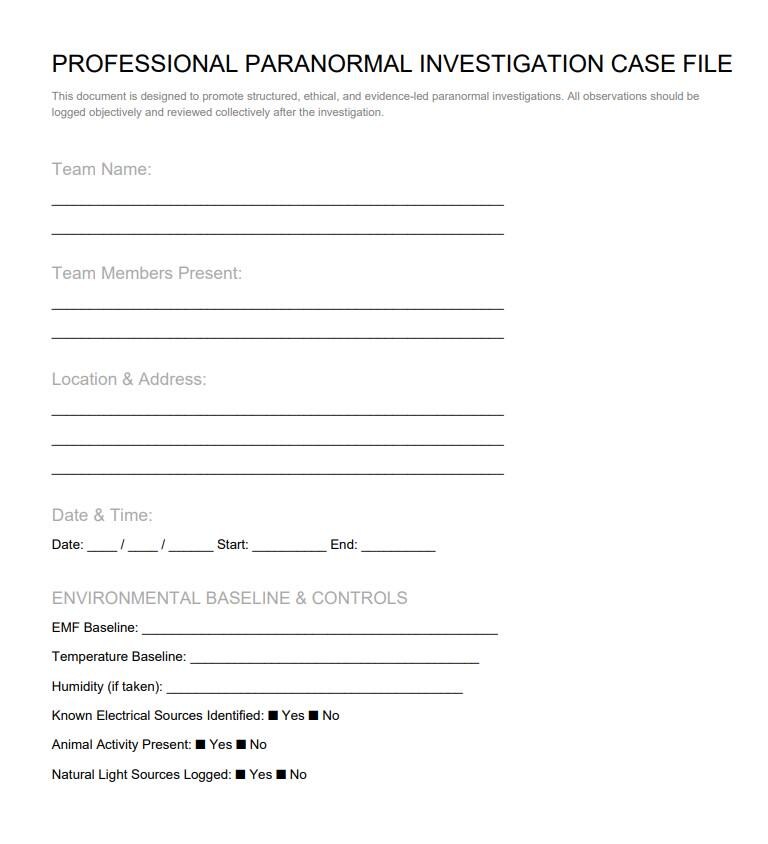 Paranormal Investigation Journal - Etsy