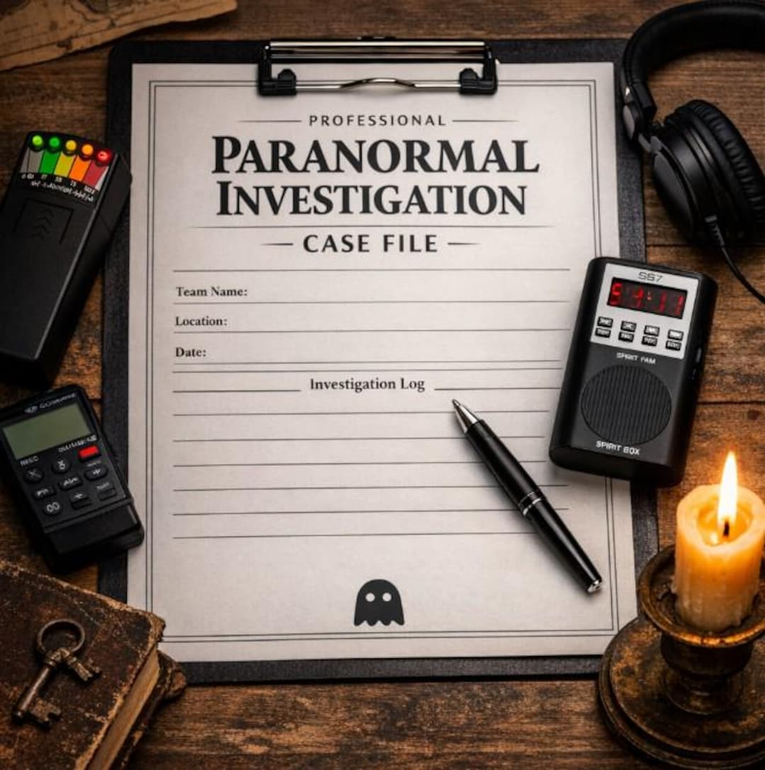 Paranormal Investigation Journal - Etsy