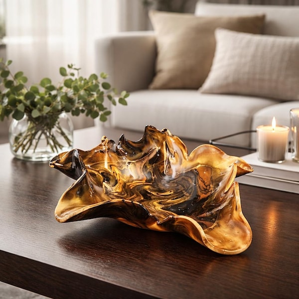 Custom Decorative Epoxy Bowl