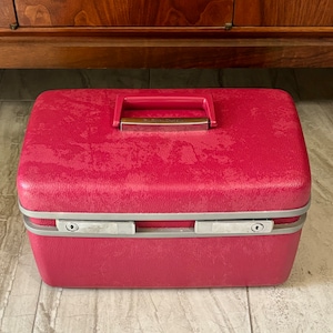 Samsonite Train Case Pink Samsonite Luggage Vintage Cool Vintage