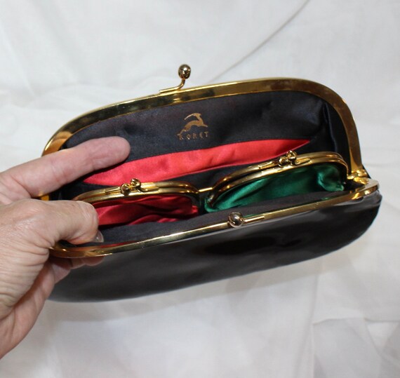 Pretty Vintage Koret Patent Not a Leather Clutch … - image 3