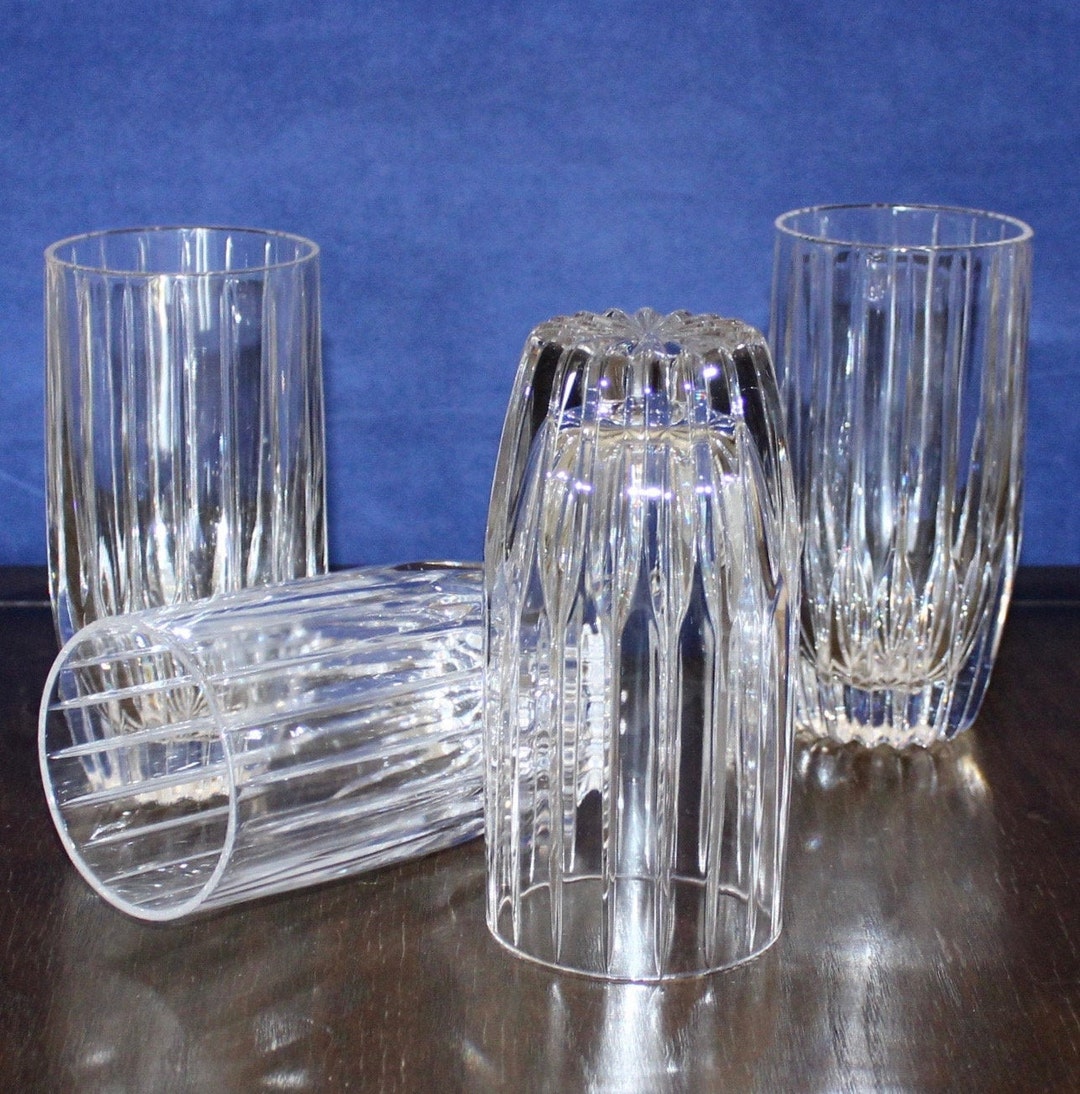 Vintage Set of 4 Mikasa Park Lane Highball Glasses Etsy