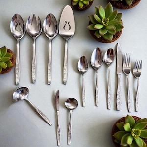 Vintage Ekco Eterna Rose Cotillion Flatware Replacement Pieces