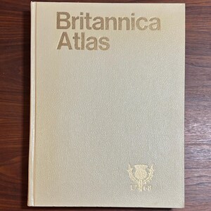 Vintage Britannica Atlas 1974 - Etsy