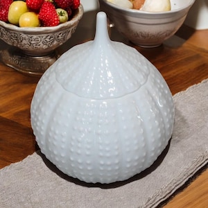 Vintage Lorenz Hutschenreuther White Lidded Porcelain Vessel