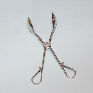 Vintage Salad Tongs / Serving Tongs Made in Italy