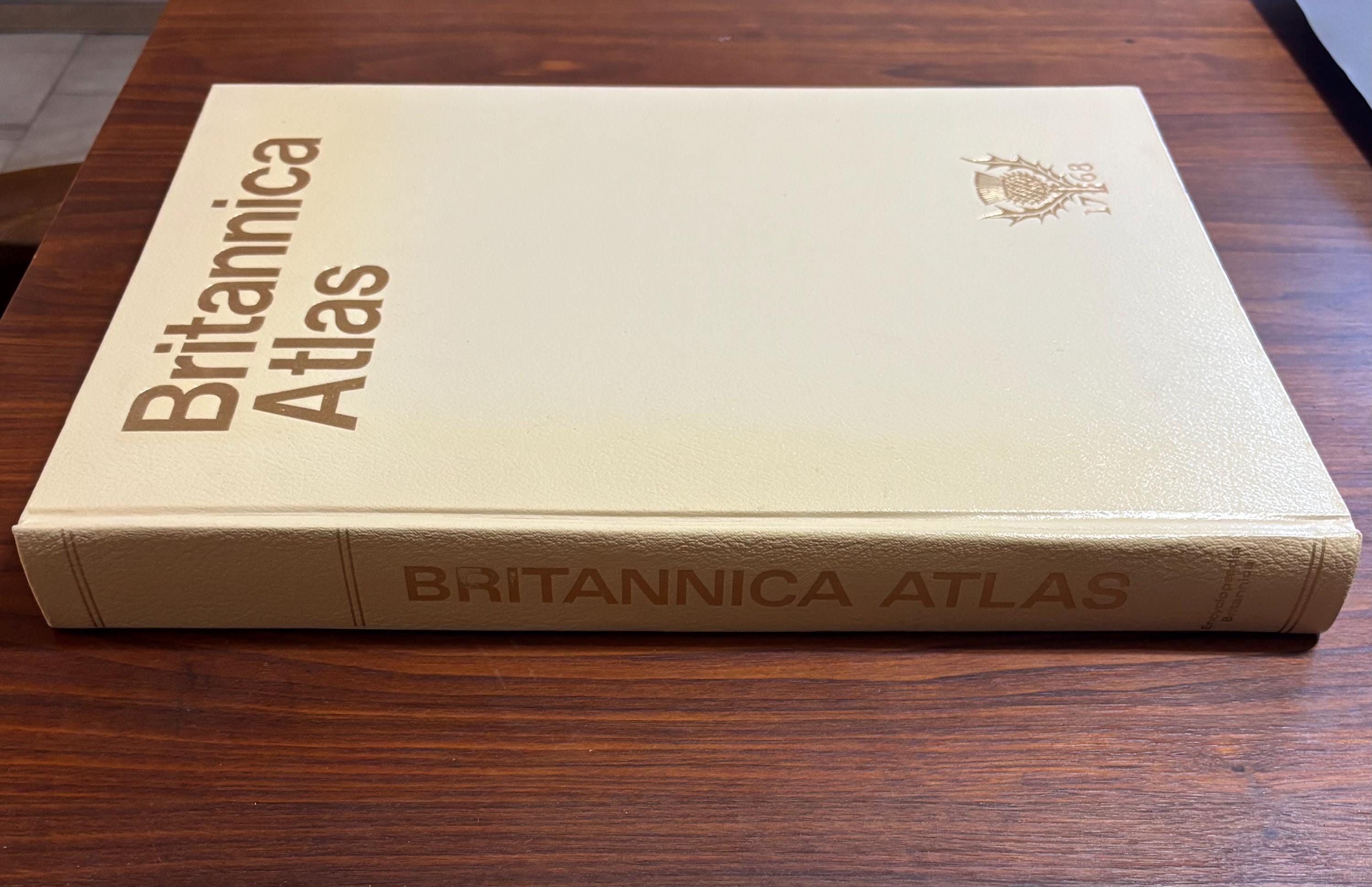 Britannica Atlas ブリタニカ アトラス Vintage Britannica Atlas 1974 - Etsy