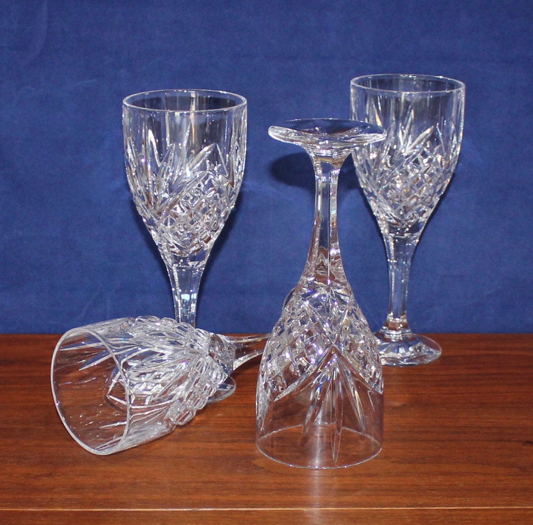 19oz 4pk Crystal Meridian Balloon Goblet Glasses - Godinger Silver