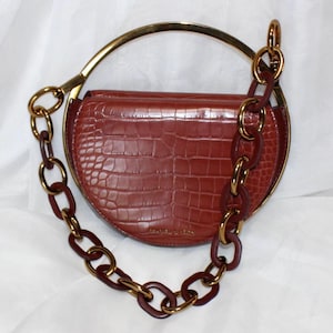 Vintage Charles & Keith Leather Top Handle Purse - New With Tags