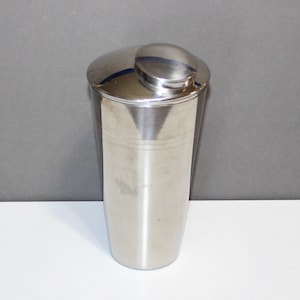 Vintage Stainless Cocktail Shaker / Martini Shaker