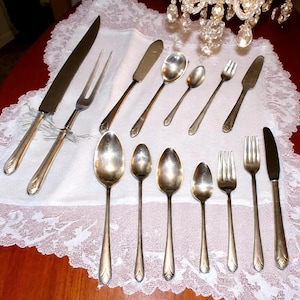 Vintage Elite Silver Plate Flatware Replacement Pieces by International