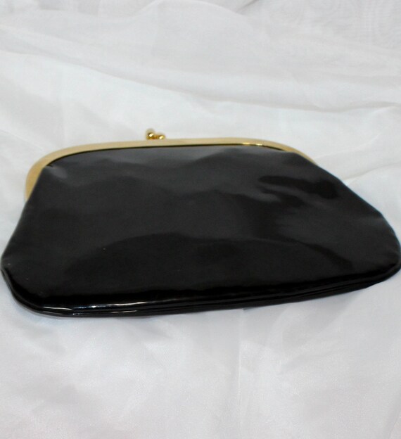 Pretty Vintage Koret Patent Not a Leather Clutch … - image 5
