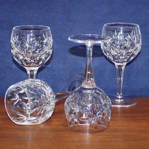 Beautiful Set of 4 Vintage Nachtmann Bamberg Wine Glasses