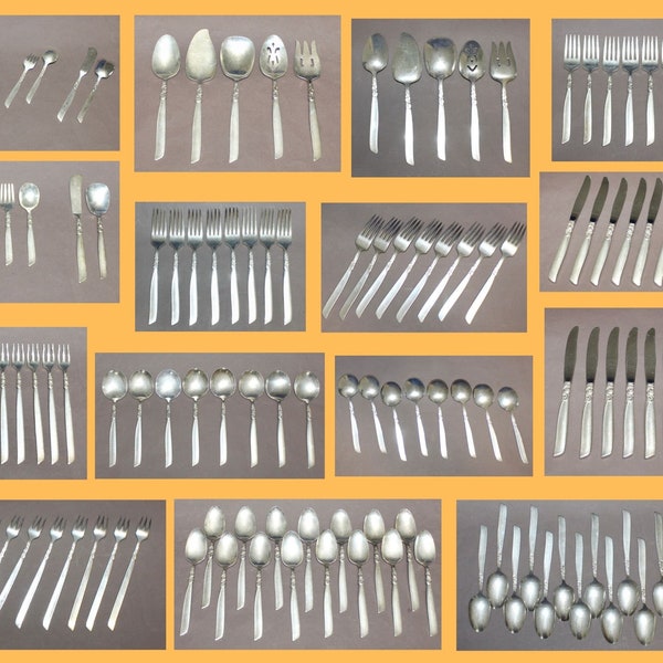 Vintage Oneida South Seas Silverplate Flatware Replacement Pieces