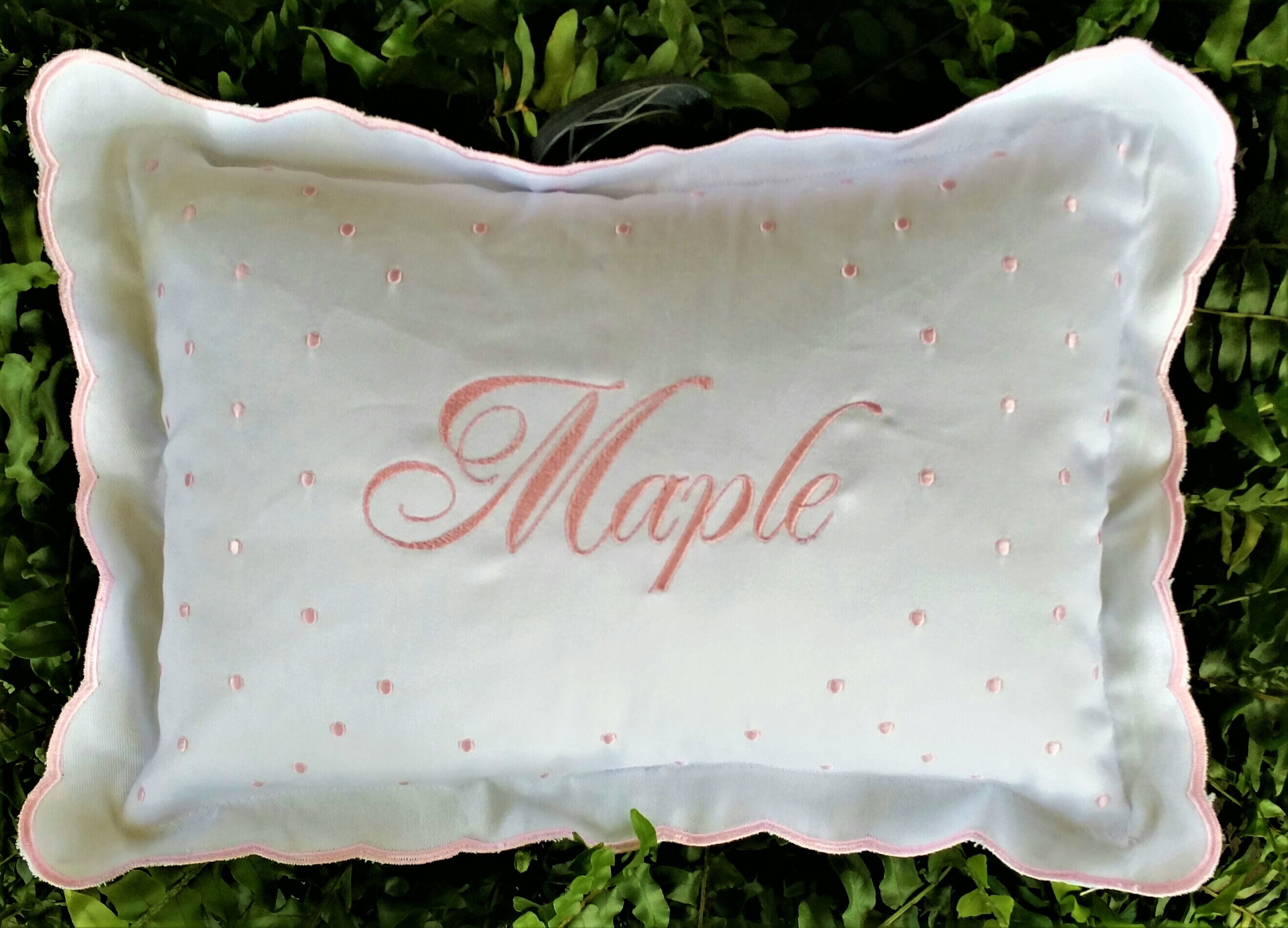 Beautiful embroidered baby pillow for girls or boys the Etsy