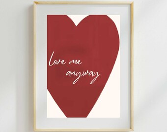 Evan Buckley - 911 - Love Me Anyway Quote Poster