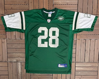 New York Jets Curtis Martin Vintage Y2K Green Football Jersey Size XL