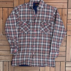 Sportswear By Country Touch Plaid Vintage 90s Button Down Jacket Size Small