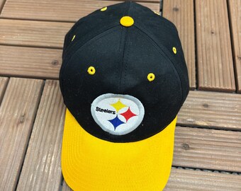 Vintage 90s Pittsburgh Steelers Eastport Snapback Hat W Back