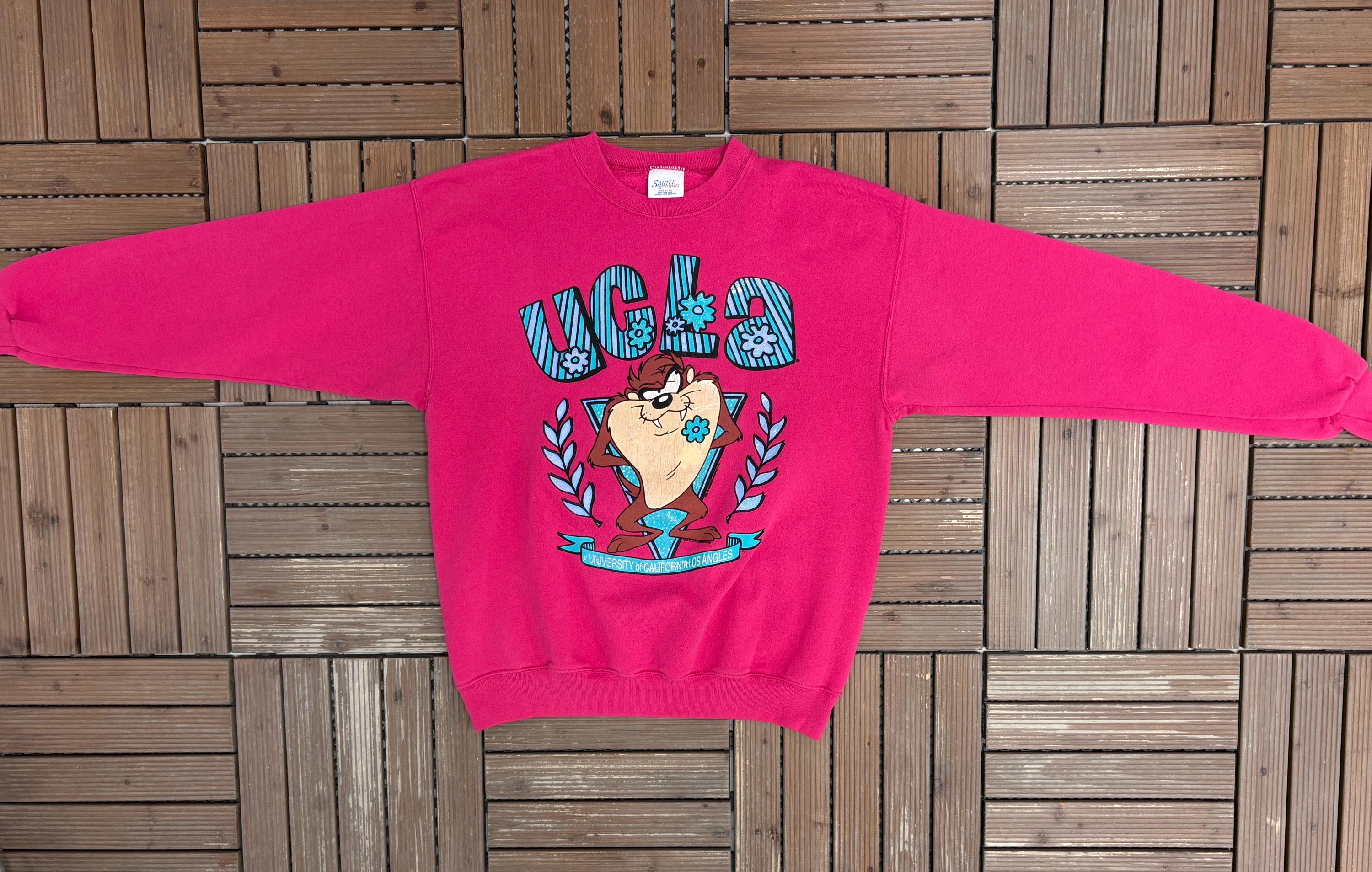 UCLA Bruins Taz Vintage 90s Pink Crewneck Sweatshirt Size Large - Etsy