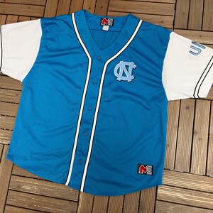 North Carolina Tar Heels Vintage Y2K Blue Baseball Jersey Size XXL image 3