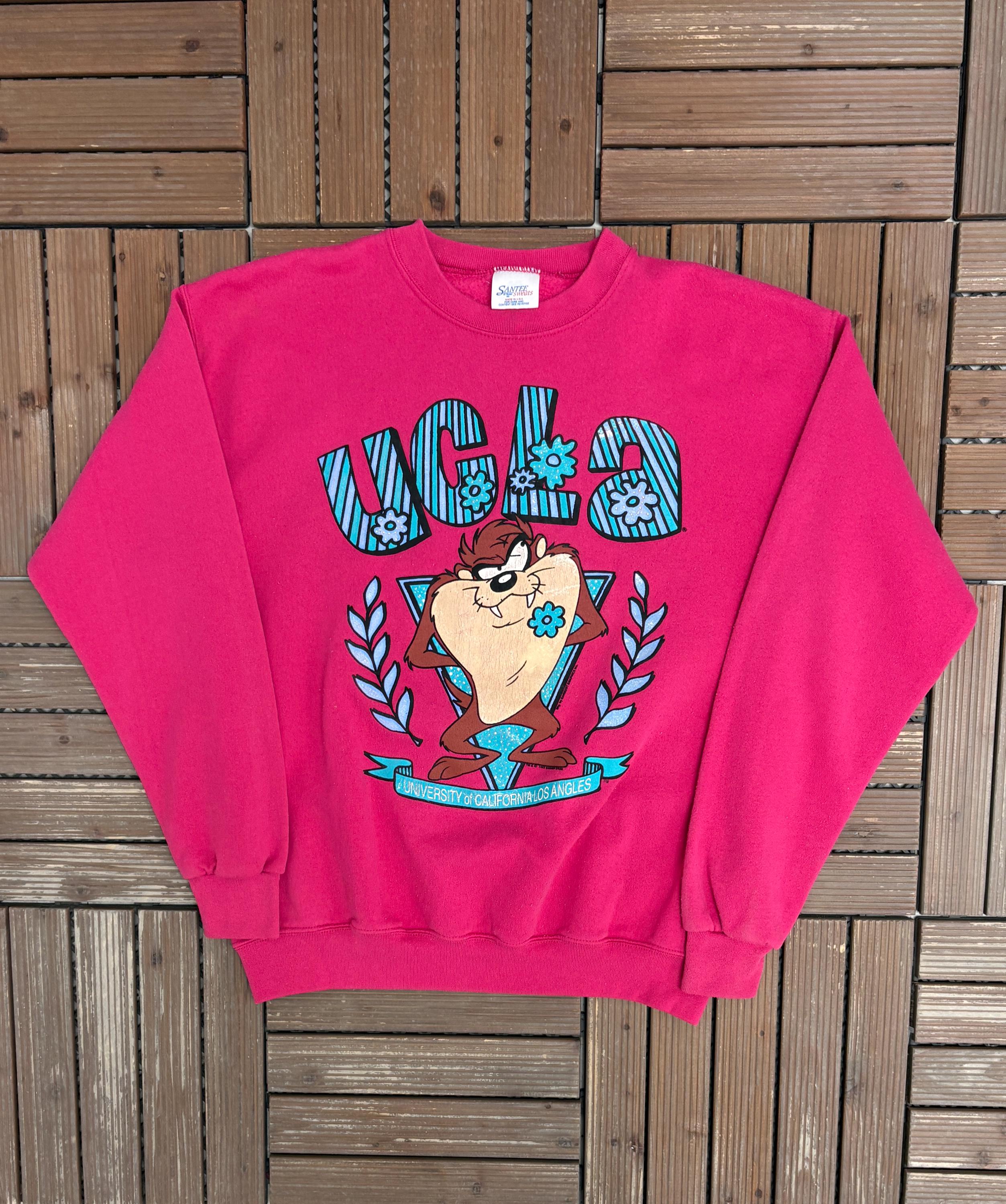 UCLA Bruins Taz Vintage 90s Pink Crewneck Sweatshirt Size Large - Etsy