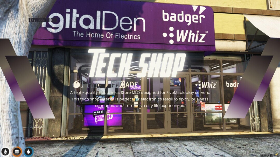 Fivem MLO Electronics Store | Tech Shop Interior for Roleplay - Etsy ...