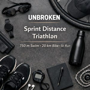 ONBROKEN Sprint Triathlon-trainingsplan: voor het eerst en bewust van letsel (PF-veilig)