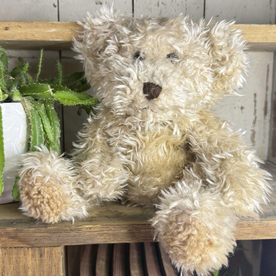RUSS Bear TOFFEE BROWN Plush Approx 30cm Bow Stuffed Animal Teddy Toy ...