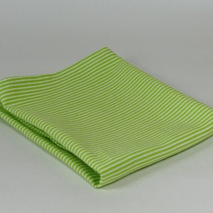 Dish towel tea towel cotton woven green white striped image 5