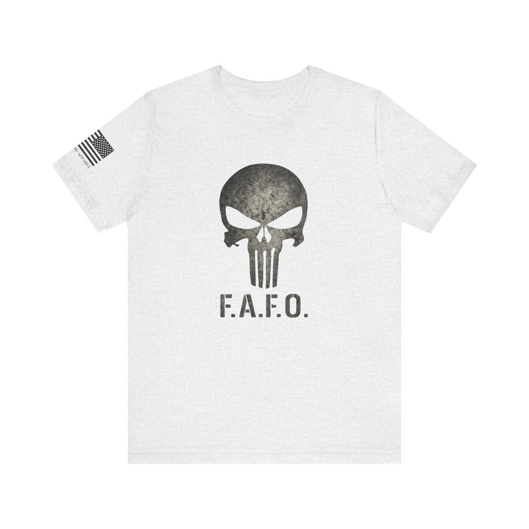 Punisher Skull FAFO Tee | Graphic Skull Shirt, Distressed Military