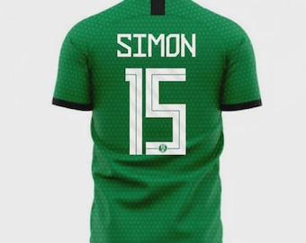 Moses Simon 15 - Nigeria säsongen 2026 retro tröja tröja