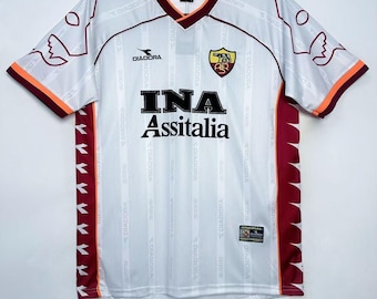 AS Roma 1999 Bortatröja Retro, Klassisk Serie A Fotbollströja
