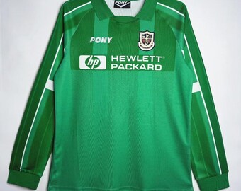 Tottenham Hotspur 1997/99 Grön Målvaktströja Långärmad, Spurs Retro Målvaktströja