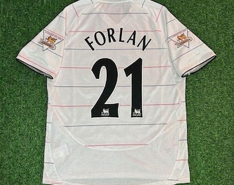 Diego Forlán #21 Manchester United 2003/2005 Retro Jersey Trikot
