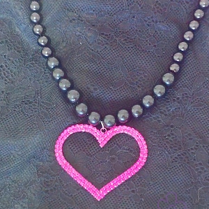 Agejo heart necklaces ~ kawaii gyaru