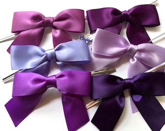 3" Purple Shades - 3" Handmade Bows