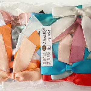 2.5 Handmade Small Bows 12/24/48/100 Choose your color Assorted