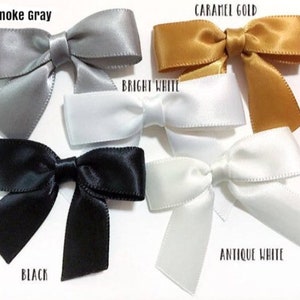 2.5 Handmade Small Bows 12/24/48/100 Choose your color image 10