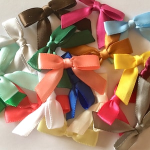 Mini 1.5&quot; Handmade Bows - Choose Your Color and Amount