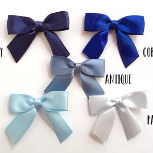 2.5 Handmade Small Bows 12/24/48/100 Choose your color image 9