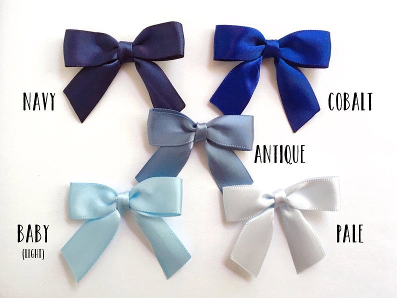 2.5 Handmade Small Bows 12/24/48/100 Choose your color image 9