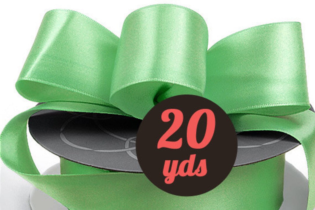 Satin Seafoam Green Ribbon - 7/8